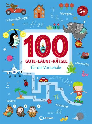 Alle Details zum Kinderbuch 100 Gute-Laune-Rätsel für die Vorschule: Lernspiele für Kinder ab 5 Jahre und ähnlichen Büchern