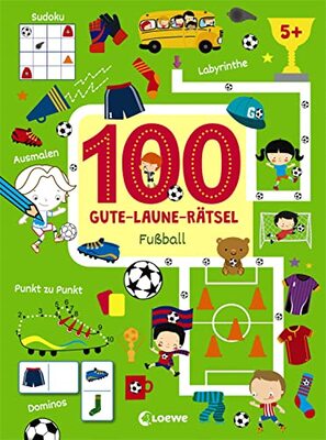 Alle Details zum Kinderbuch 100 Gute-Laune-Rätsel - Fußball: Lernspiele für Kinder ab 5 Jahre und ähnlichen Büchern
