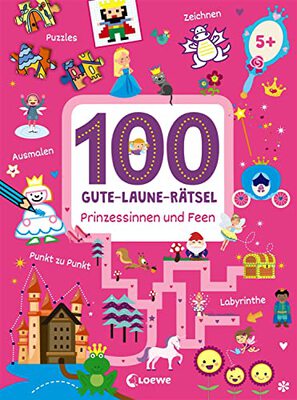 Alle Details zum Kinderbuch 100 Gute-Laune-Rätsel - Prinzessinnen und Feen: Lernspiele für Kinder ab 5 Jahre und ähnlichen Büchern