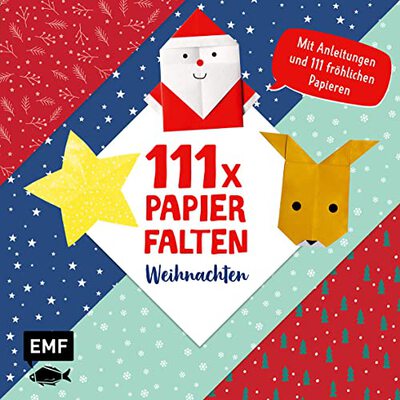 111 x Papierfalten – Weihnachten: Bastelblock mit Anleitungen und 111 fröhlichen Papieren zum Sofort-Loslegen – Für Kinder ab 5 Jahren bei Amazon bestellen