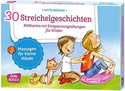 Alle Details zum Kinderbuch 30 Streichelgeschichten: Bildkarten mit Entspannungsübungen für Kinder. Massagen für kleine Hände. Ge-meinsam Stress abbauen: Übungen und ... und innere Balance. 30 Ideen auf Bildkarten) und ähnlichen Büchern