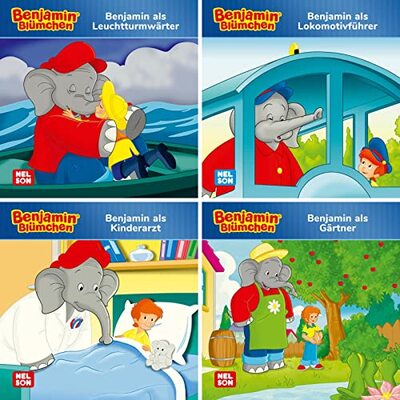 Alle Details zum Kinderbuch 4er-Set Maxi-Mini 31: Benjamin Blümchen (Nelson Maxi-Mini) und ähnlichen Büchern