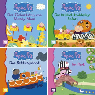 Alle Details zum Kinderbuch 4er-Set Maxi-Mini 33: Peppa Pig (Nelson Maxi-Mini) und ähnlichen Büchern