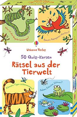 Alle Details zum Kinderbuch 50 Quiz-Karten: Rätsel aus der Tierwelt und ähnlichen Büchern