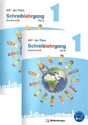 Alle Details zum Kinderbuch ABC der Tiere 1 Neubearbeitung – Schreiblehrgang Druckschrift, Teil A und B (ABC der Tiere - Neubearbeitung 2023) und ähnlichen Büchern