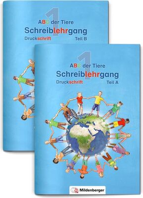 Alle Details zum Kinderbuch ABC der Tiere 1 – Schreiblehrgang Druckschrift, Teil A und B: Teil A und B, je 64 S. und ähnlichen Büchern