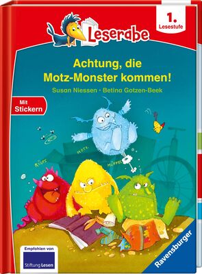 Alle Details zum Kinderbuch Achtung, die Motz-Monster kommen! - Leserabe 1. Klasse - Erstlesebuch für Kinder ab 6 Jahren (Leserabe - 1. Lesestufe) und ähnlichen Büchern