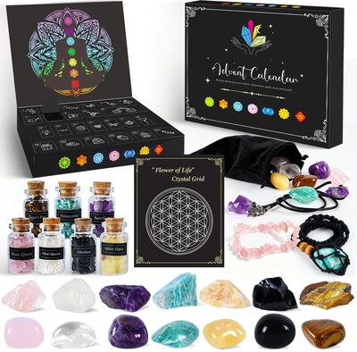 Alle Details zum Kinderbuch Advent Calendar 2025 Gemstones Women Men Children Christmas Calendar 2025 with 24 Days Advent Calendar Stones Crystals Christmas Calendar Women, Men and Children Christmas Gifts und ähnlichen Büchern
