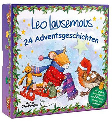 Alle Details zum Kinderbuch Adventsbox - Leo Lausemaus: 24 Adventsgeschichten und ähnlichen Büchern