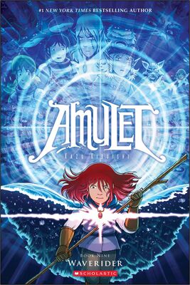 Alle Details zum Kinderbuch Amulett #9 - Wellenreiter: Der letzte Band der epischen Graphic-Novel Reihe Amulett und ähnlichen Büchern