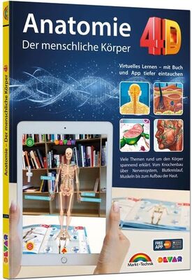 Anatomie 4D - der menschliche Körper mit APP zum virtuellen Rundgang: Virtuelles Lernen - mit Buch und App tiefer eintauchen. Viele Themen rund um den ... Muskeln bis zum Aufbau der Haut bei Amazon bestellen