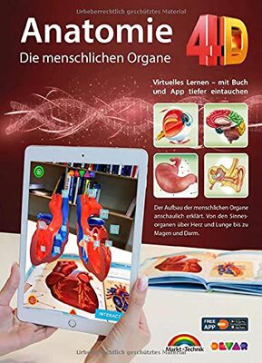 Anatomie 4D - die menschlichen Organe mit APP zum virtuellen Rundgang: Virtuelles Lernen - mit Buch und App tiefer eintauchen. Viele Themen rund um ... über Herz und Lunge bis zu Magen und Darm bei Amazon bestellen