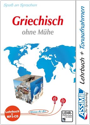 ASSiMiL Griechisch ohne Mühe - MP3-Sprachkurs - Niveau A1-B2: Selbstlernkurs in deutscher Sprache, Lehrbuch + 1 MP3-CD: Lehrbuch (Niveau A1 - B2) mit mp3-CD (230 Min. Tonaufnahmen) bei Amazon bestellen
