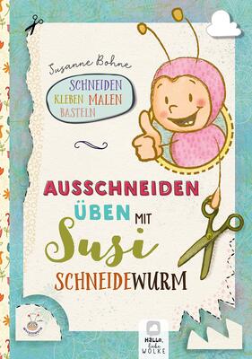 Alle Details zum Kinderbuch Ausschneiden üben mit Susi Schneidewurm - Schneiden, malen, kleben & basteln: Mein Scherenführerschein: Feinmotorik trainieren für Kinder in Kita, Kindergarten & Grundschule und ähnlichen Büchern