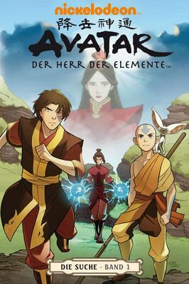 Alle Details zum Kinderbuch Avatar: Der Herr der Elemente - Die Suche, Band 1 und ähnlichen Büchern