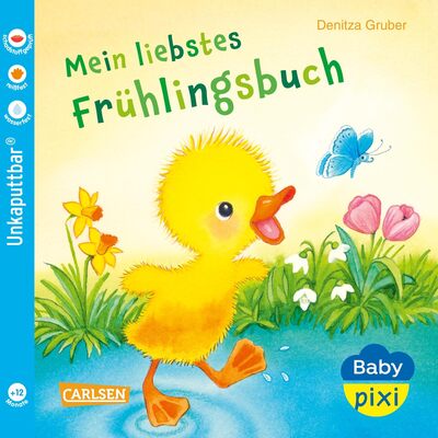 Alle Details zum Kinderbuch Baby Pixi (unkaputtbar) 147: Mein liebstes Frühlingsbuch: Babybuch ab 12 Monaten mit ersten Wörtern rund um die Osterzeit - auch für die Badewanne geeignet (147) und ähnlichen Büchern
