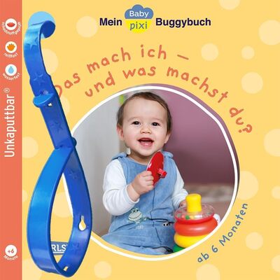 Alle Details zum Kinderbuch Baby Pixi (unkaputtbar) 159: Mein Baby-Pixi-Buggybuch: Das mach ich ... und was machst du?: Unzerstörbares Baby-Buch ab 12 Monaten mit ersten Fotos aus dem Alltag – auch als Badebuch geeignet (159) und ähnlichen Büchern