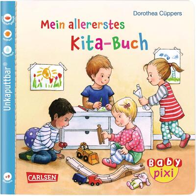 Alle Details zum Kinderbuch Baby Pixi (unkaputtbar) 70: Mein allererstes Kita-Buch: Unzerstörbares Baby-Buch ab 12 Monaten über Kindergarten und Kita – auch als Badebuch geeignet (70) und ähnlichen Büchern