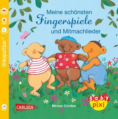 Alle Details zum Kinderbuch Baby Pixi (unkaputtbar) 72: Meine schönsten Fingerspiele und Mitmachlieder: Unzerstörbares Baby-Buch ab 9 Monaten mit ersten Reimen, Spielen und ... Kleinkinder – auch als Badebuch geeignet (72) und ähnlichen Büchern