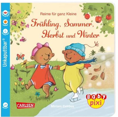 Alle Details zum Kinderbuch Baby Pixi (unkaputtbar) 100: Reime für ganz Kleine: Frühling, Sommer, Herbst und Winter: Ein Baby-Buch mit Reimen ab 9 Monaten (100) und ähnlichen Büchern