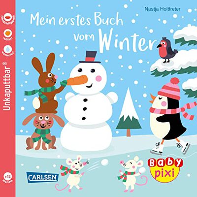 Alle Details zum Kinderbuch Baby Pixi (unkaputtbar) 126: Mein erstes Buch vom Winter: Ein Bildwörterbuch rund um Winter und Weihnachten für Babys ab 1 Jahr (126) und ähnlichen Büchern