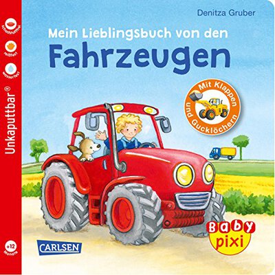 Baby Pixi (unkaputtbar) 68: Mein Lieblingsbuch von den Fahrzeugen: Ein Baby-Buch mit Klappen und Gucklöchern ab 1 Jahr (68) bei Amazon bestellen