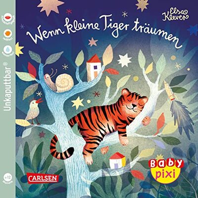 Alle Details zum Kinderbuch Baby Pixi (unkaputtbar) 94: Wenn kleine Tiger träumen: Eine Einschlafbuch für Babys ab 12 Monaten (94) und ähnlichen Büchern