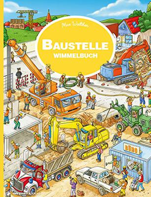 Alle Details zum Kinderbuch Baustelle Wimmelbuch: Kinderbücher ab 3 Jahre (Bilderbuch ab 2-4) und ähnlichen Büchern