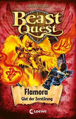 Alle Details zum Kinderbuch Beast Quest (Band 64) - Flamora, Glut der Zerstörung: Beliebte Abenteuerreihe für Kinder ab 8 Jahren und ähnlichen Büchern