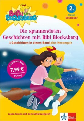 Alle Details zum Kinderbuch Bibi BLocksberg - Die spannendsten Geschichten mit Bibi Blocksberg: 3 Geschichten in einem Band Erstleser 2. Klasse ab 7 Jahren: 3 Geschichten in einem Band plus Hexenquiz 2. Klasse Erstleser und ähnlichen Büchern