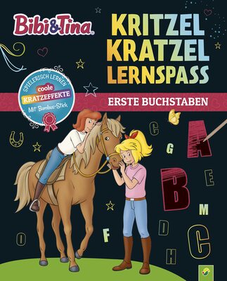 Alle Details zum Kinderbuch Bibi & Tina Kritzel-Kratzel-Lernspaß: Erste Buchstaben: Für Kinder ab 5 Jahren | Spielerische Schulvorbereitung. Lernübungen, Rätsel und Aufgaben mit den Freunden vom Martinshof und ähnlichen Büchern