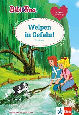 Alle Details zum Kinderbuch Bibi & Tina: Welpen in Gefahr! Leseanfänger 1. Klasse, ab 6 Jahren (Lesen lernen mit Bibi und Tina) und ähnlichen Büchern