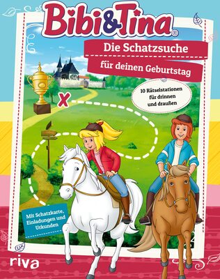 Alle Details zum Kinderbuch Bibi & Tina – Die Schatzsuche/Schnitzeljagd für deinen Geburtstag: 10 Rätselstationen für drinnen und draußen. Mit Schatzkarte, Einladungen und Urkunden. Für Kinder ab 6 Jahren und ähnlichen Büchern