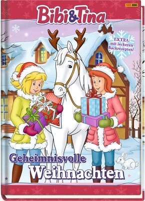 Alle Details zum Kinderbuch Bibi & Tina: Geheimnisvolle Weihnachten: Geschichtenbuch mit leckeren Backrezepten! und ähnlichen Büchern
