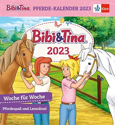 Bibi und Tina Kalender 2023: Postkartenkalender mit Pferdespaß und Lernrätseln, 1. und 2. Klasse, zum Aufstellen und Aufhängen bei Amazon bestellen