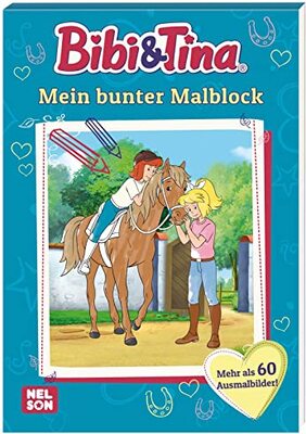 Alle Details zum Kinderbuch Bibi und Tina: Mein bunter Malblock: Kinderbeschäftigung ab 4 Jahren (Bibi & Tina) und ähnlichen Büchern
