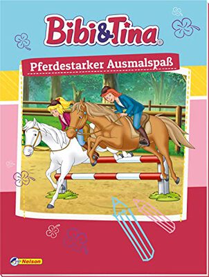 Alle Details zum Kinderbuch Bibi und Tina: Pferdestarker Ausmalspaß: Mit 80 Seiten zum Ausmalen | Kinderbeschäftigung ab 3 (Bibi & Tina) und ähnlichen Büchern