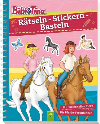 Alle Details zum Kinderbuch Bibi & Tina - Rätseln, Stickern, Basteln: Mit vielen tollen Ideen für Pferde-Freundinnen ab 5 Jahren und ähnlichen Büchern