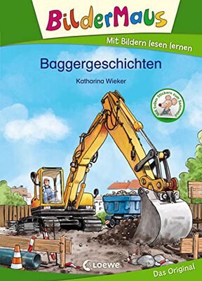 Alle Details zum Kinderbuch Bildermaus - Baggergeschichten: Mit Bildern lesen lernen - Ideal für die Vorschule und Erstleser ab 5 Jahre und ähnlichen Büchern