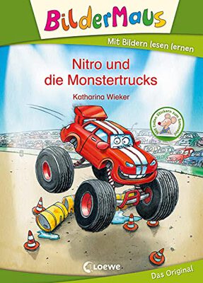 Alle Details zum Kinderbuch Bildermaus - Nitro und die Monstertrucks: Mit Bildern lesen lernen - Ideal für die Vorschule und Leseanfänger ab 5 Jahre und ähnlichen Büchern