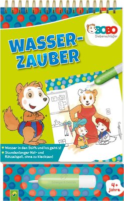 Alle Details zum Kinderbuch Bobo Siebenschläfer Wasserzauber: Einfach mit Wasser malen!: Mal- und Rätselbuch mit Wassertankstift für Kinder ab 4 Jahren und ähnlichen Büchern