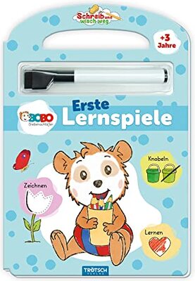 Alle Details zum Kinderbuch Trötsch Bobo Siebenschläfer Schreib und wisch weg Pappenbuch Erste Lernspiele und ähnlichen Büchern