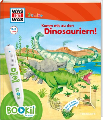 Alle Details zum Kinderbuch BOOKii® WAS IST WAS Junior Komm mit zu den Dinosauriern! (BOOKii / Antippen, Spielen, Lernen) und ähnlichen Büchern