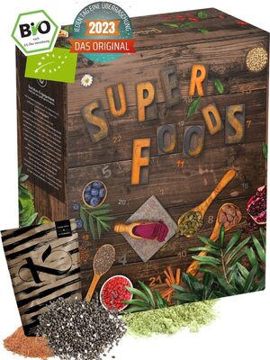 [ Boxiland ] BIO Superfood Adventskalender 2023 mit 24 gesunden Überraschungen I veganer Adventskalender BIO Qualität bei Amazon bestellen