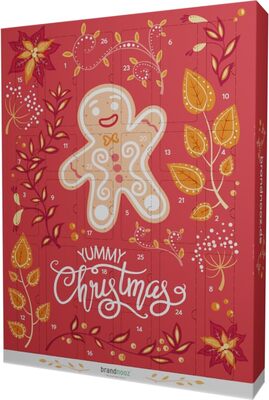 brandnooz - Riesen Family Weihnachts XXL Adventskalender 2023 | 24+2 Überraschungsmomente | 24+2 Markenprodukte für Kinder und Erwachsene bei Amazon bestellen