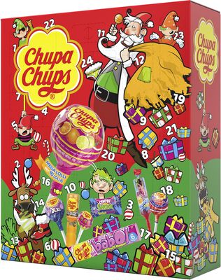 Alle Details zum Kinderbuch Chupa Chups XXL Adventskalender 2024, 24 Türchen mit einem Mix aus verschiedenen Lutscher- & Kaugummi-Sorten, Süßigkeiten Weihnachtskalender, 1x872g und ähnlichen Büchern