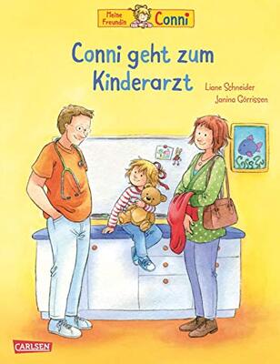 Alle Details zum Kinderbuch Conni-Bilderbücher: Conni geht zum Kinderarzt (Neuausgabe): Bilderbuch ab 3 Jahren zur Vorbereitung auf den ersten Besuch beim Kinderarzt - inklusive Conni-Poster und ähnlichen Büchern