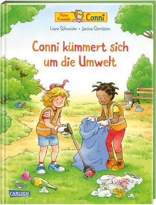 Alle Details zum Kinderbuch Conni-Bilderbücher: Conni kümmert sich um die Umwelt: Bilderbuch ab 3 Jahren über Müll, Umweltverschmutzung, Klimawandel und Nachhaltigkeit - inklusive Conni-Poster und ähnlichen Büchern