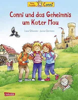 Alle Details zum Kinderbuch Conni-Bilderbücher: Conni und das Geheimnis um Kater Mau: Das Bilderbuch zum Conni-Kinofilm für Kinder ab 3 Jahren und ähnlichen Büchern