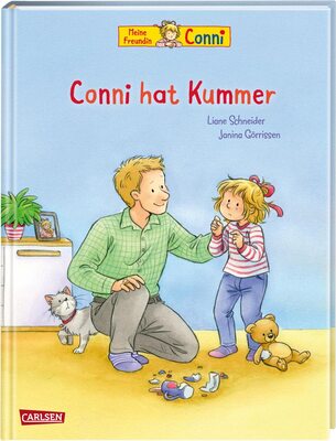Alle Details zum Kinderbuch Conni-Bilderbücher: Conni hat Kummer: Eine einfühlsame Geschichte über Sorgen und Ängste für Kinder ab 3 Jahren zum gemeinsamen Lesen - mit Tipps zum Trostspenden und ähnlichen Büchern